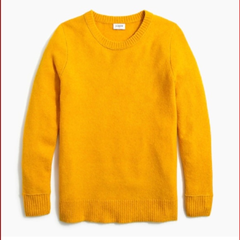 🍁🍂 NWT J. Crew Bronze Crewneck sweater in extra-soft yarn Size Small